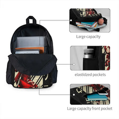 Sasha Braus Vintage Art Backpacks Men Women School Bags