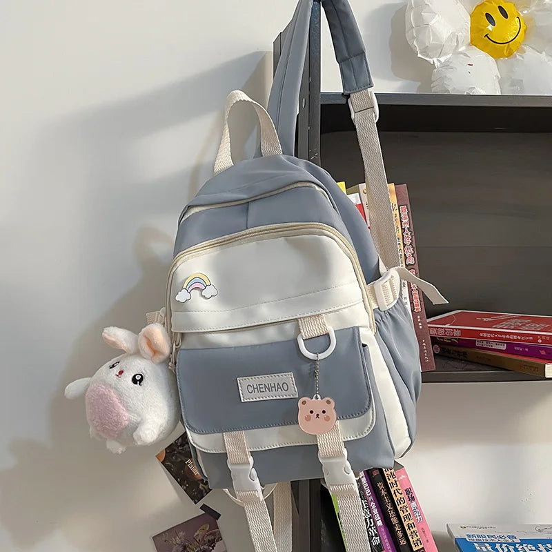 Satchel Schoolgirl Girl Mori Lightweight Travel Backpack Small