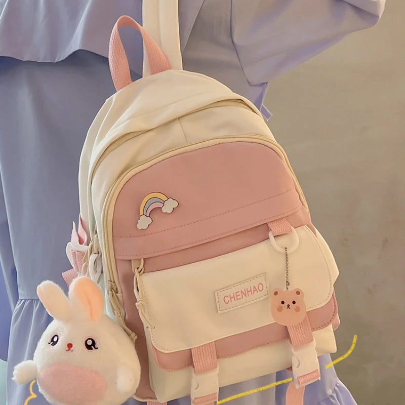 Satchel Schoolgirl Girl Mori Lightweight Travel Backpack Small