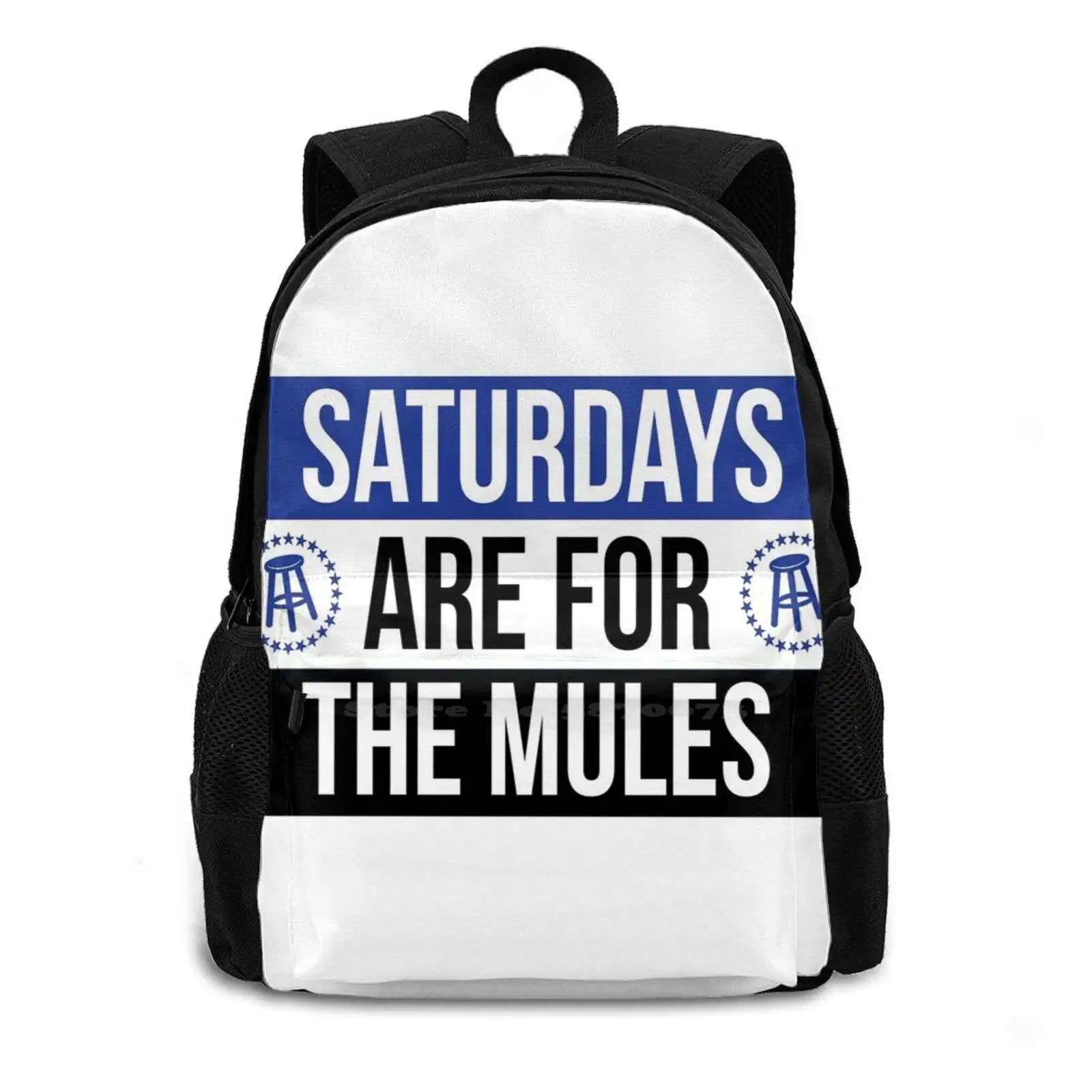 Saturdays Are For The Mules Travel Laptop Bagpack Bags