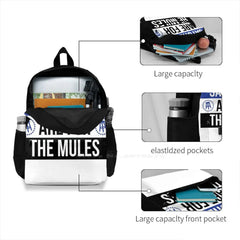Saturdays Are For The Mules Travel Laptop Bagpack Bags