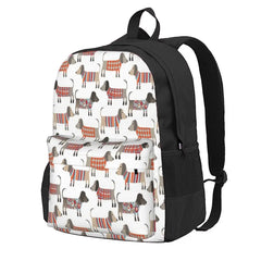 Sausage Dogs Sweater Backpack Men Women Child Travel Bag