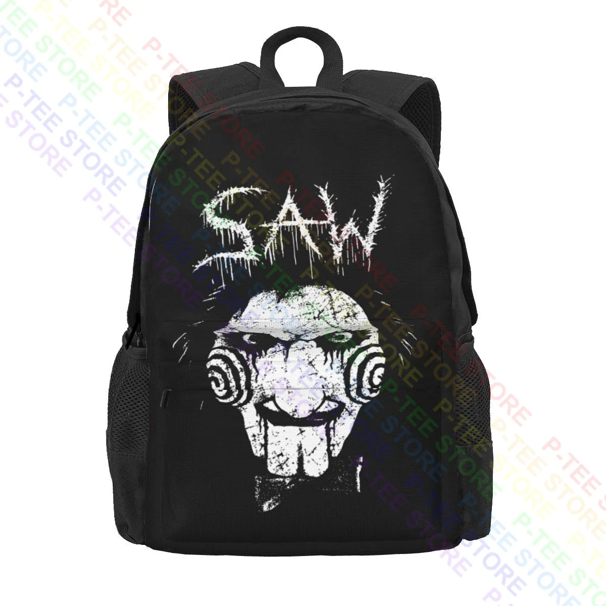 Jigsaw Metal Billy Puppet Gothic Punk Backpack Travel Art Print