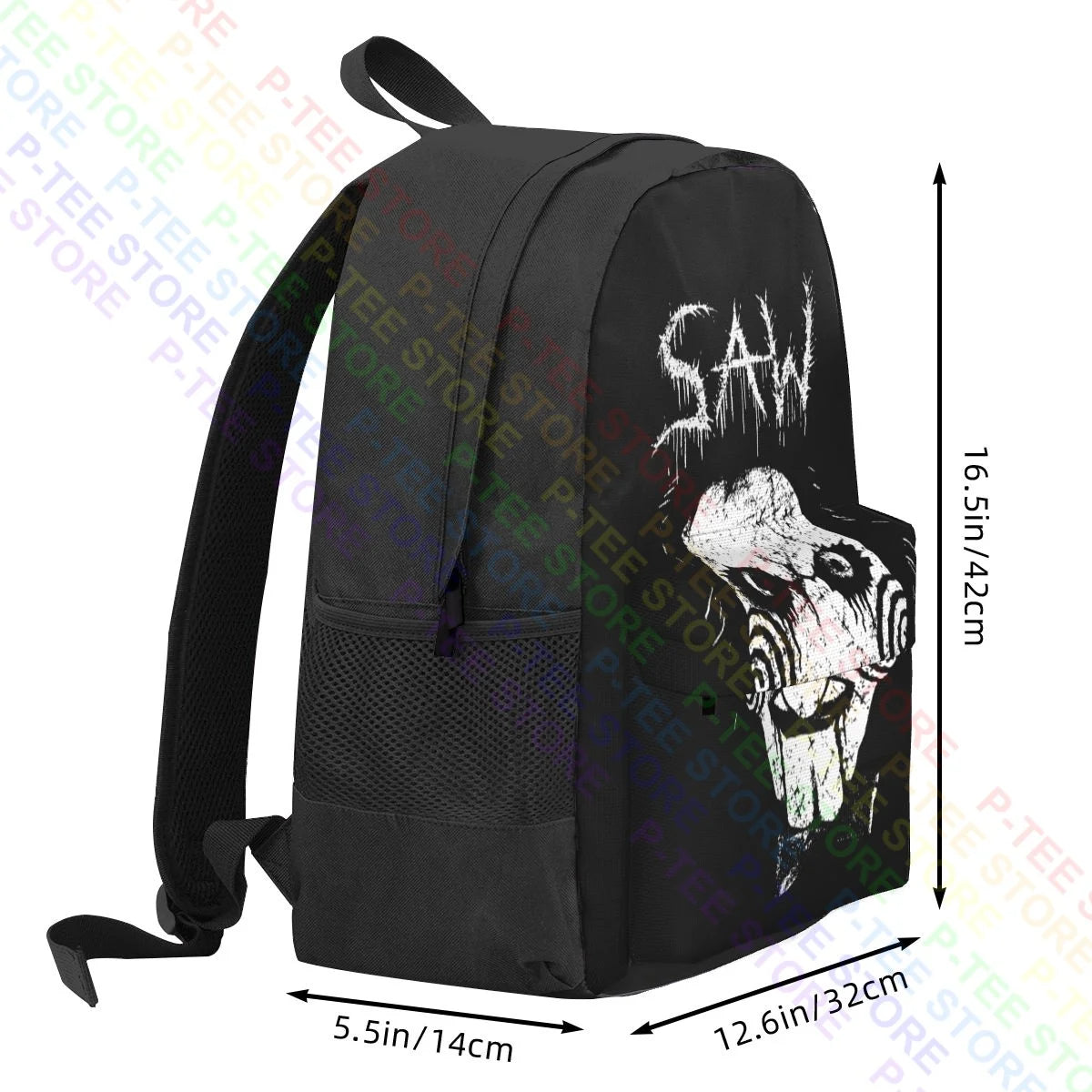 Jigsaw Metal Billy Puppet Gothic Punk Backpack Travel Art Print