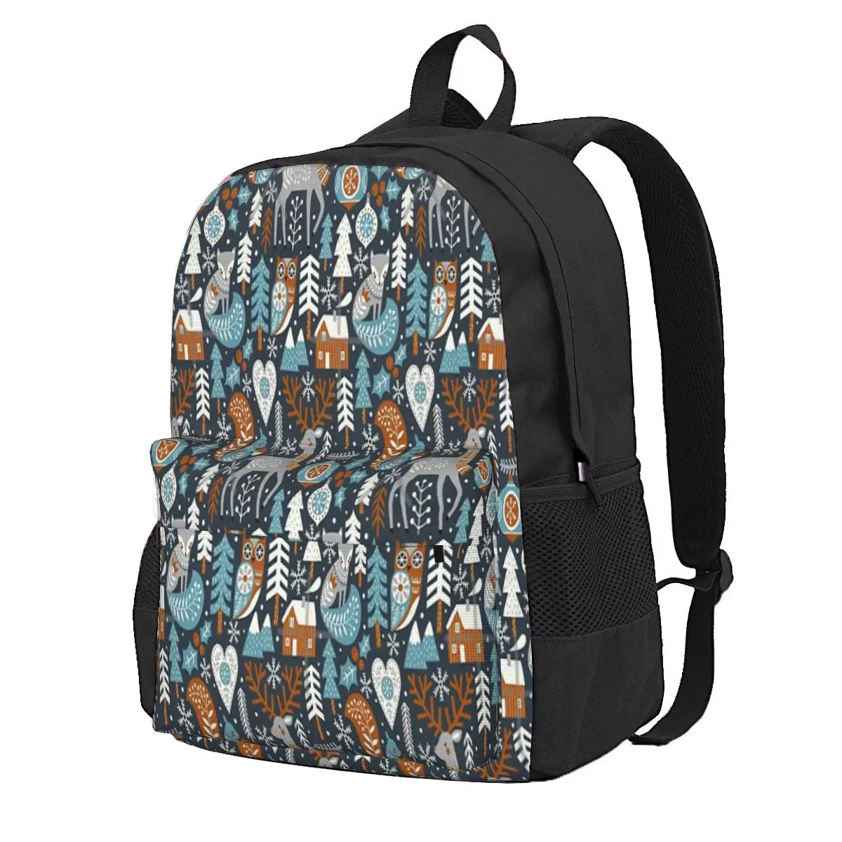 Nordic Christmas Dark Backpacks Men's & Women's Anime Bags