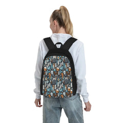Nordic Christmas Dark Backpacks Men's & Women's Anime Bags