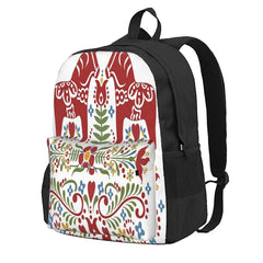 Scandinavian Dala Horse Swedish Folk 1 Backpacks Men's Backpacks Bags