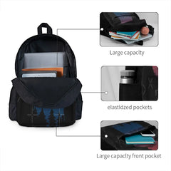 Howling Wolf Backpack Men's Women's Bag Pack Travel Outdoor Gear