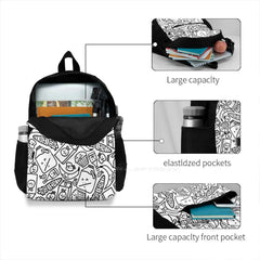Groceries Bags Travel Laptop Backpack Milk Carrot