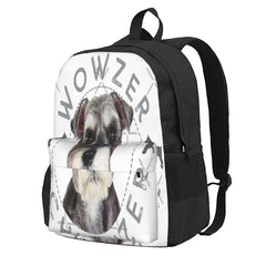 Schnauzer And Presents Backpacks For Men Women Kids