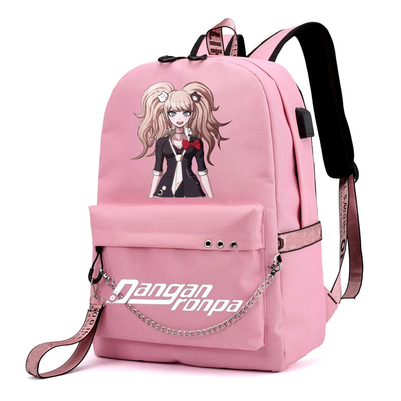 Anime Danganronpa Teenagers School Backpack