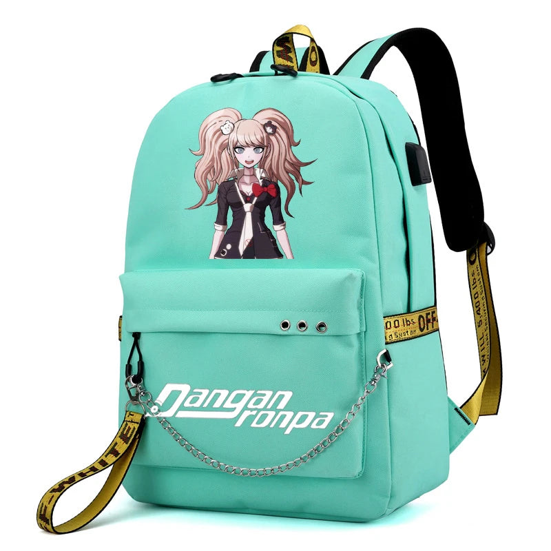 Anime Danganronpa Teenagers School Backpack