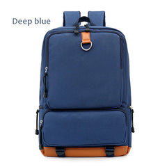 Canvas Laptop Bag 15.6 Inch Travel Backpack