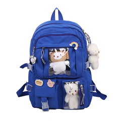 School Backpack Laptop Backpacks Student Bookbag Nylon Casual Travel Bag