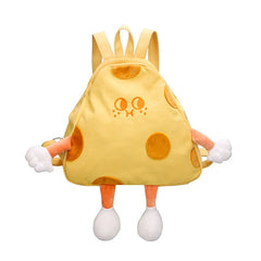 Cheese Schoolbag Student Daypack Female Book Bags Travel Daypack