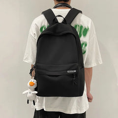 Waterproof Nylon School Backpack for Teenage Girls Women