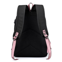School Backpack for Girls Boys Teens Children Students Book Bags USB Canvas