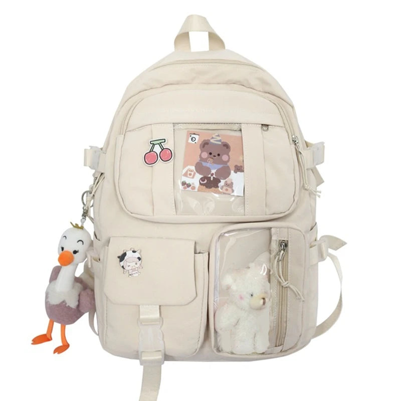 School Backpack for Teen Girls Women Ladies Backpacks Student Bookbag Nylon
