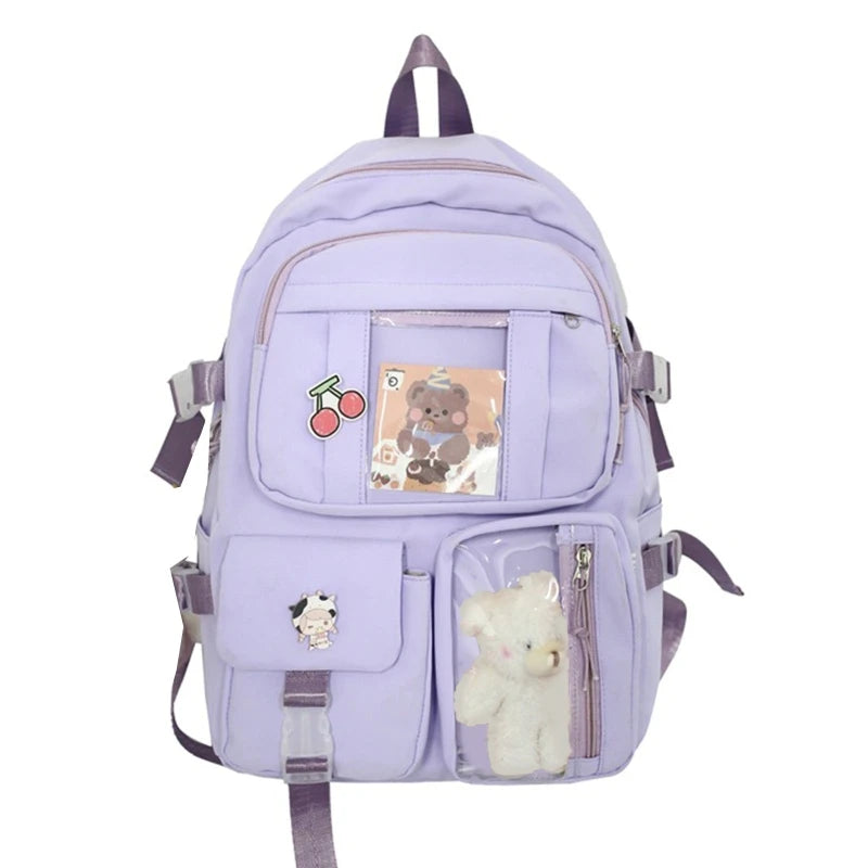 School Backpack for Teen Girls Women Ladies Backpacks Student Bookbag Nylon