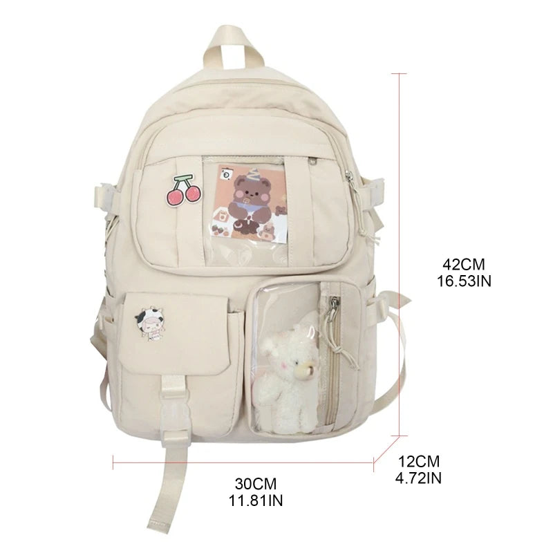 Stylish School Backpack for Teen Girls Women Ladies Bookbag