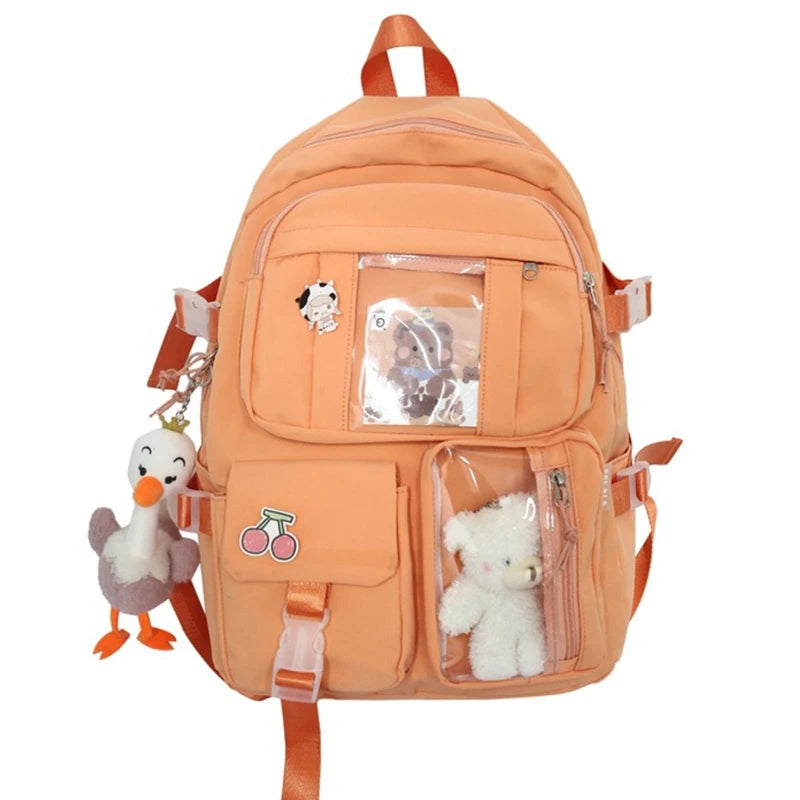 Teen Girls Women School Backpack Student Bookbag