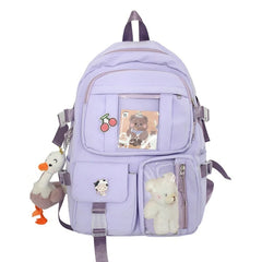 Teen Girls Women School Backpack Student Bookbag