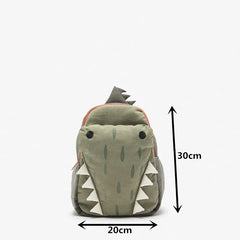 Green Crocodile Backpack for Boys and Girls