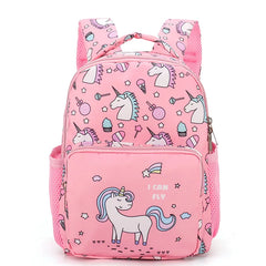 Pink Unicorn Waterproof Backpack for Girls