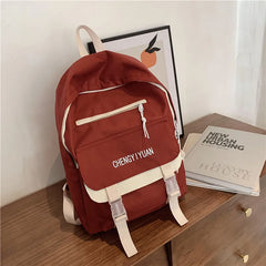 High-Capacity Student Backpack for Girls