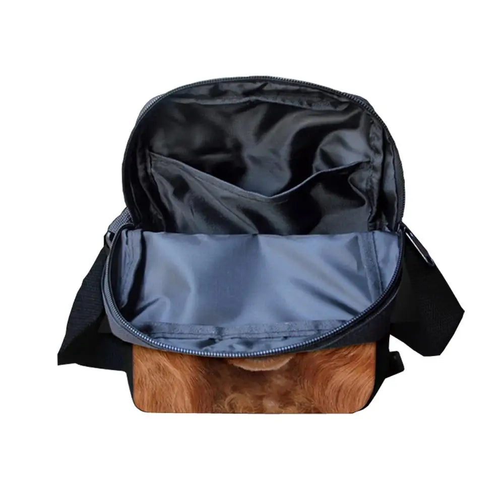 3D Welsh Corgi Pembroke Dog Print Kids School Bag