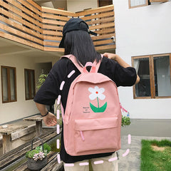 Pink School Backpack for Teenage Girls Middle School Women