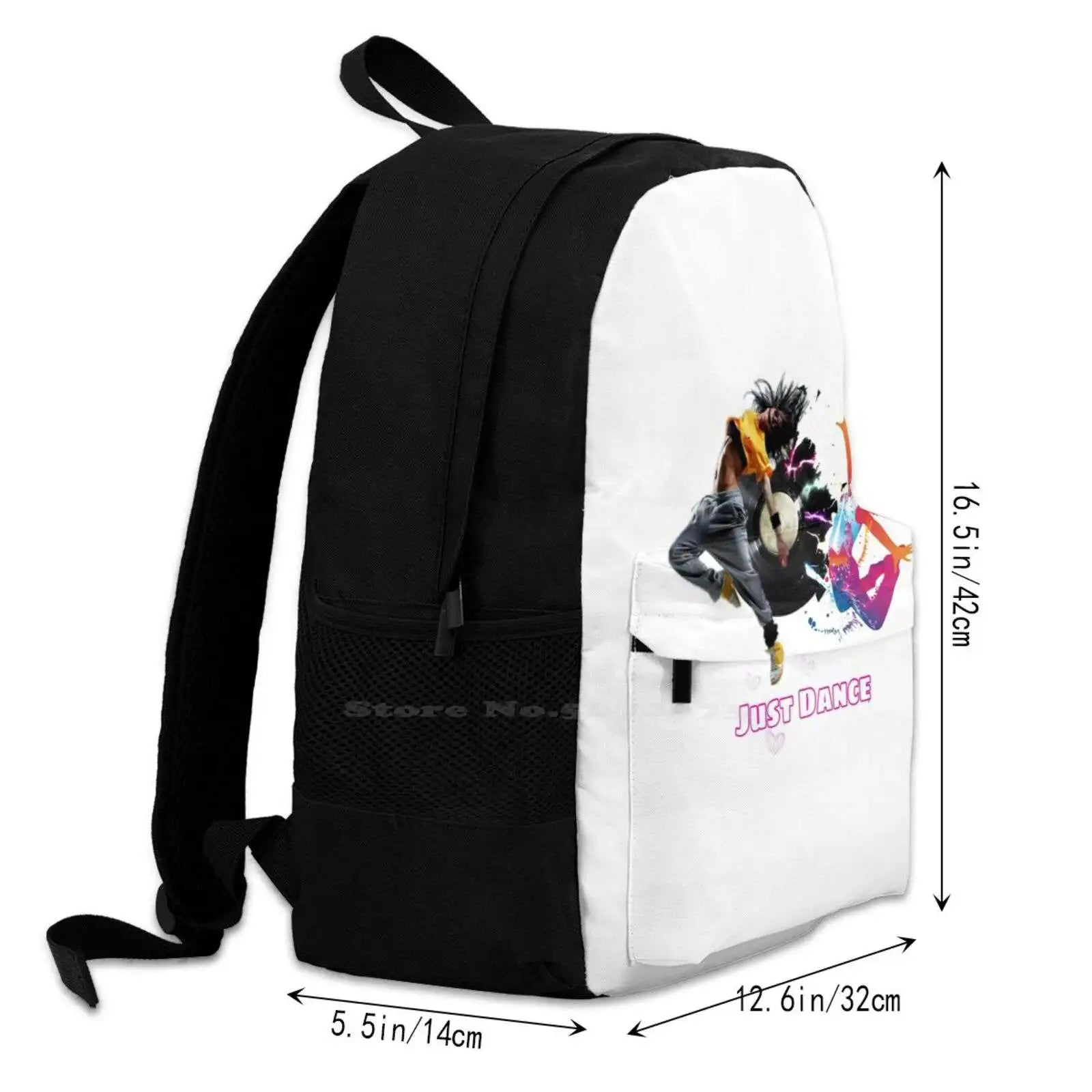Teenage Girls School Laptop Travel Bag Dance Sport Dynamic Modern