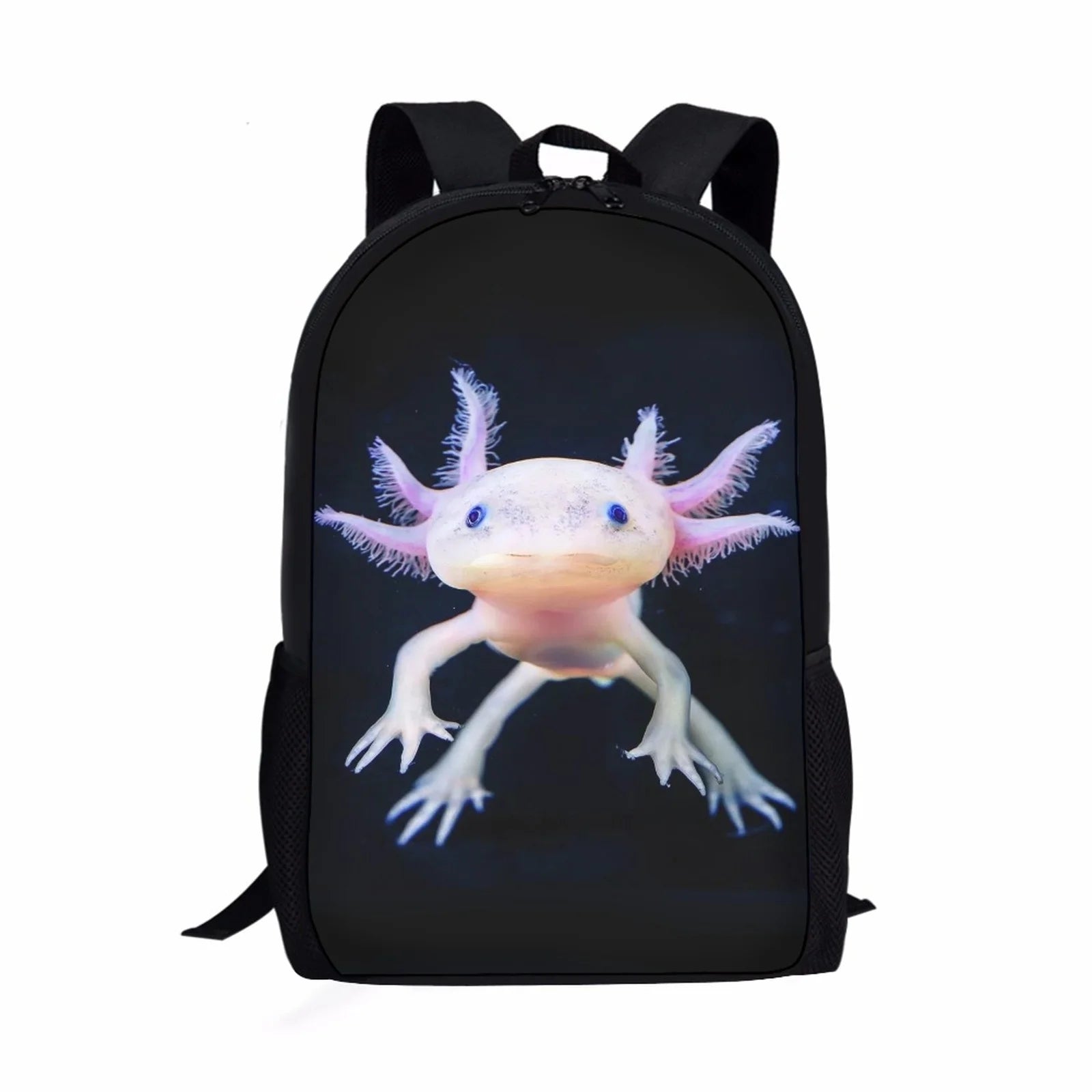 Mexico Axolotl Print Children Backpack for Teenagers Boys Girls