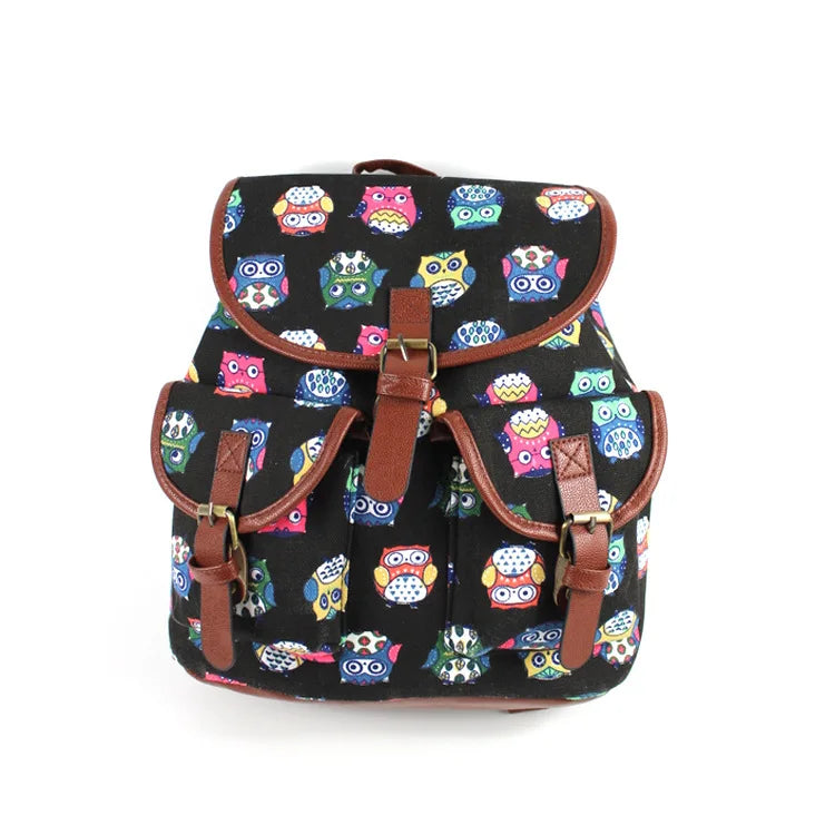 School Bags Kids Backpack Kids School Bags PU Canvas Ladies Backpack Travel Bag