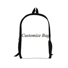 Boys 3D Football Print School Bag Kids Backpack Men Child Bookbag