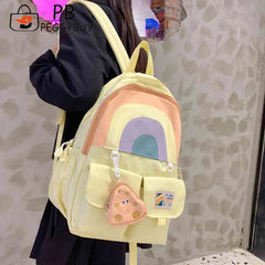 School Books Bags College Student Bookbag Casual Large Capacity Soft