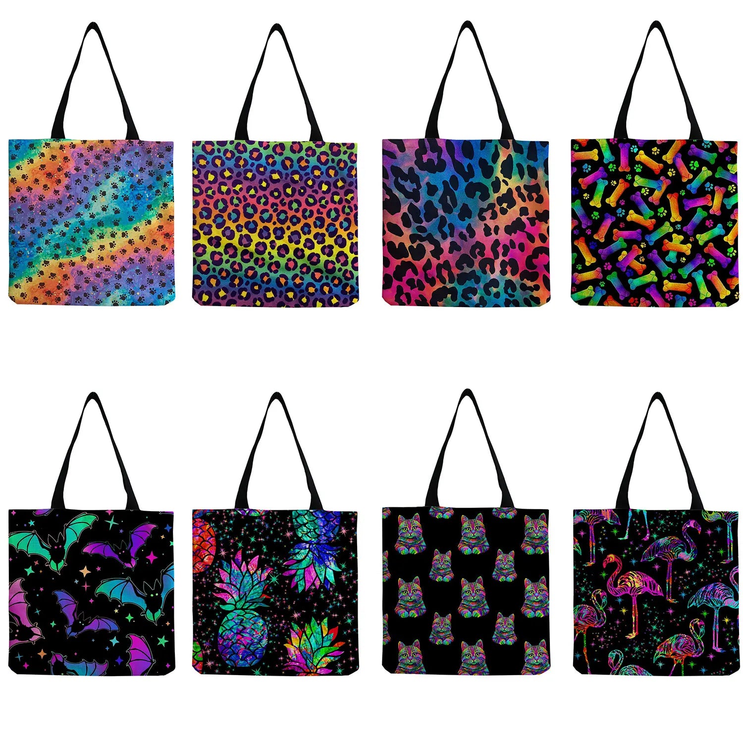 Customizable Teacher Gift Handbag Large Capacity Shopping Bag