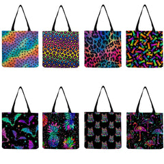Customizable Teacher Gift Handbag Large Capacity Shopping Bag