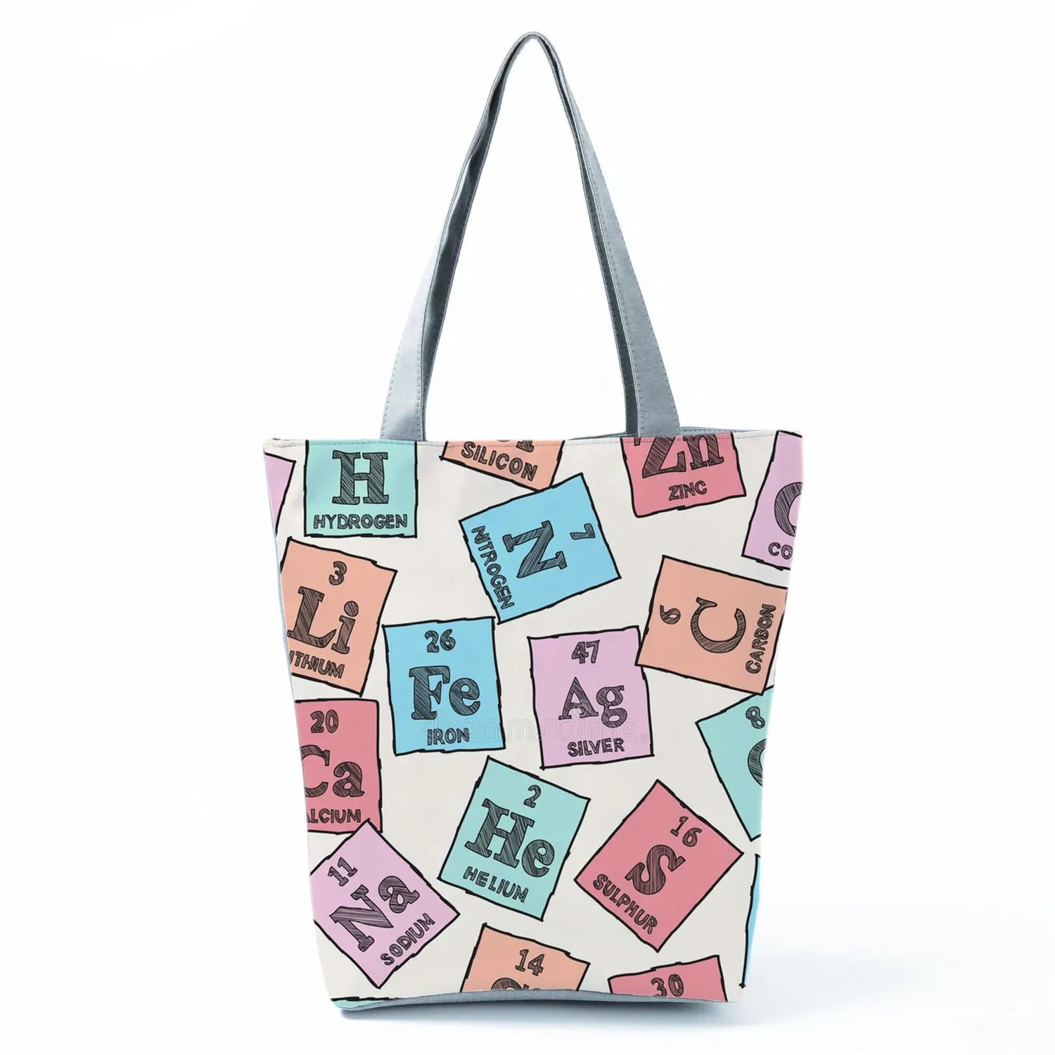 Chemical Physics Tote Bags High Capacity Shoulder Bag