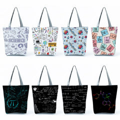 Chemical Physics Tote Bags High Capacity Shoulder Bag