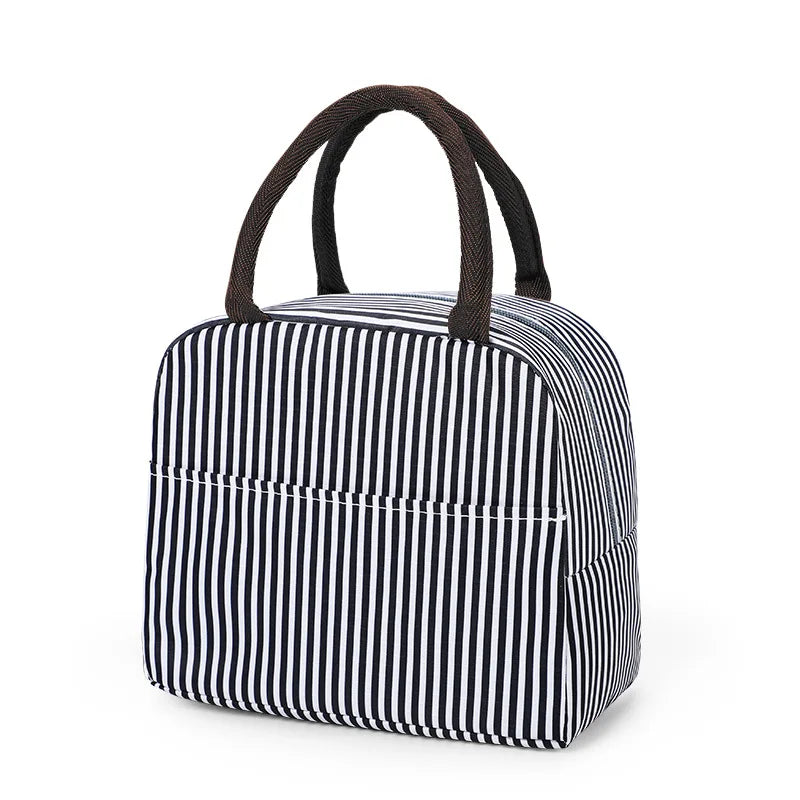 School Work Insulated Lunch Bag for Women Kids Cooler Bag Thermal Portable Ice P
