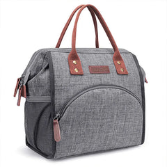 School Work Picnic Large Capacity Women Handbag Insulated Cooler Lunch Bag