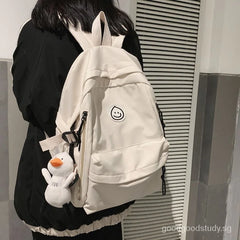 Unisex College School Bag with Multiple Compartments