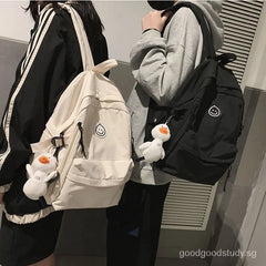 Unisex College School Bag with Multiple Compartments