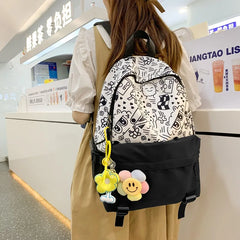 Large Capacity Schoolbag Backpack for Students - Travel Backpack for Women Girls