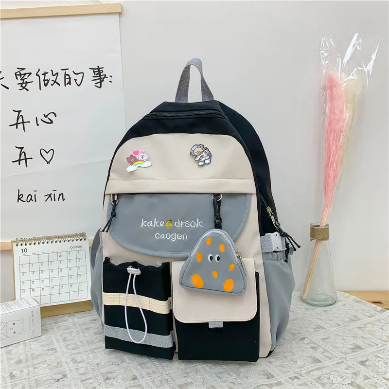 Girl Elementary School Backpack Large Capacity Japanese Style