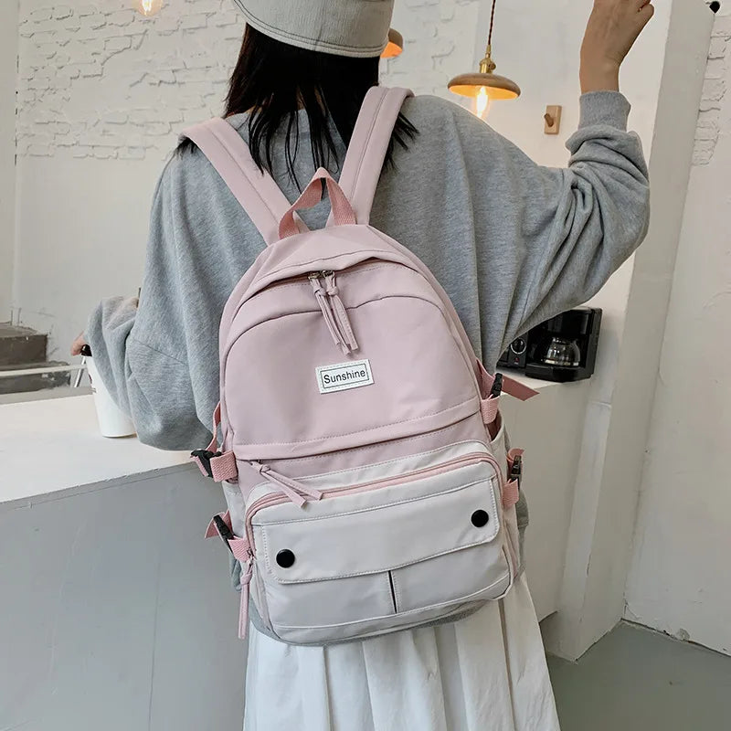 Youth Style School Backpack for Teenager Girls Boys