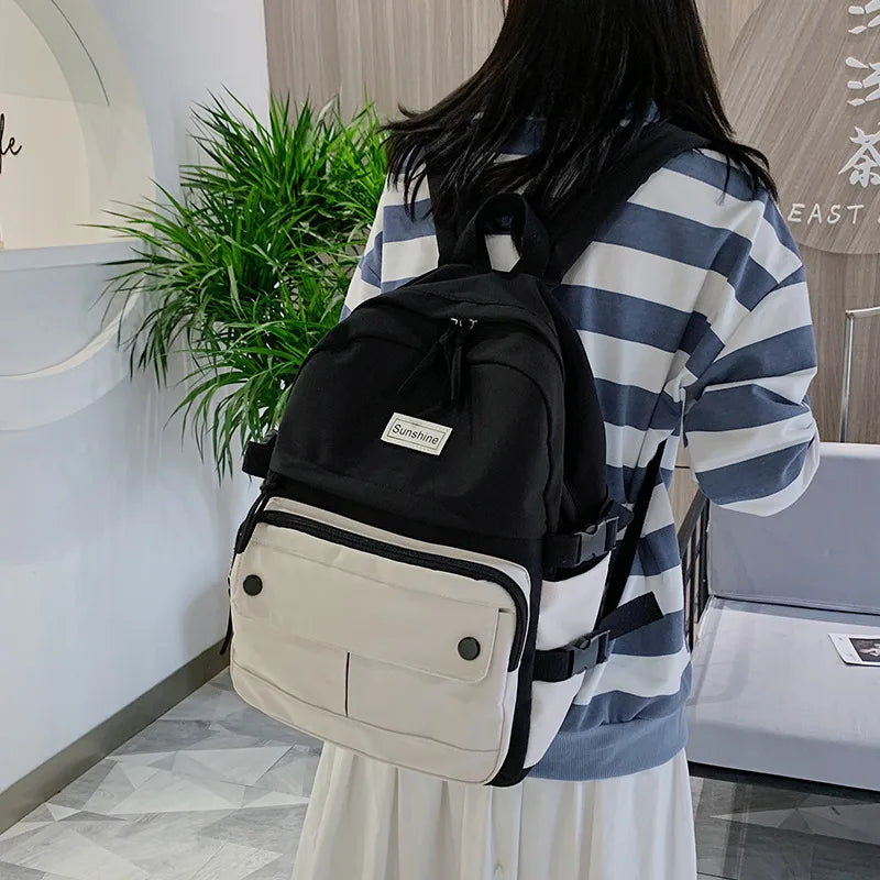 Youth Style School Backpack for Teenager Girls Boys