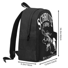 Schrute Farms B&B Backpacks Men's Women's Bags Reusable Personalised Students