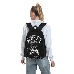 Schrute Farms B&B Backpacks Men's Women's Bags Reusable Personalised Students